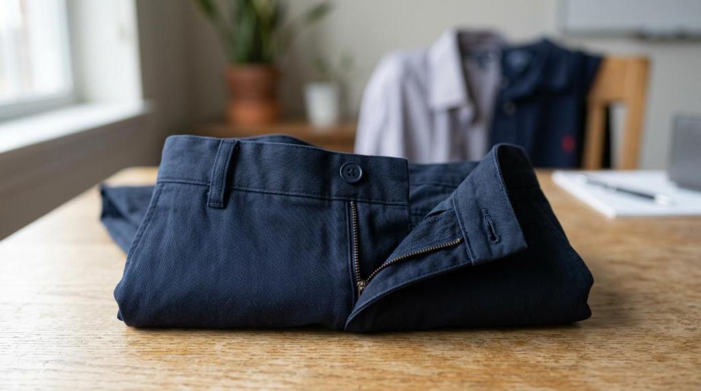 5 chinos herre i store størrelser med pæn pasform til job