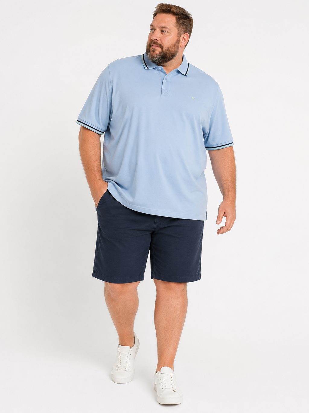 Athletes Collective Polo Pavia Polo 710 Light Blue