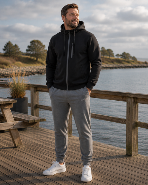 Premium Hybrid Hoodie til Mænd i Store Størrelser | M-8XL