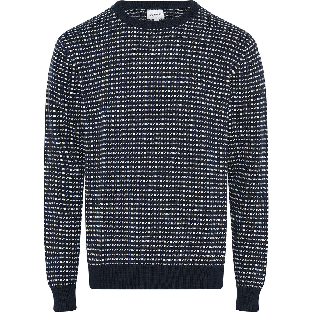 Compass Classic Knit Ponteppa Knit 700 Navy Blue