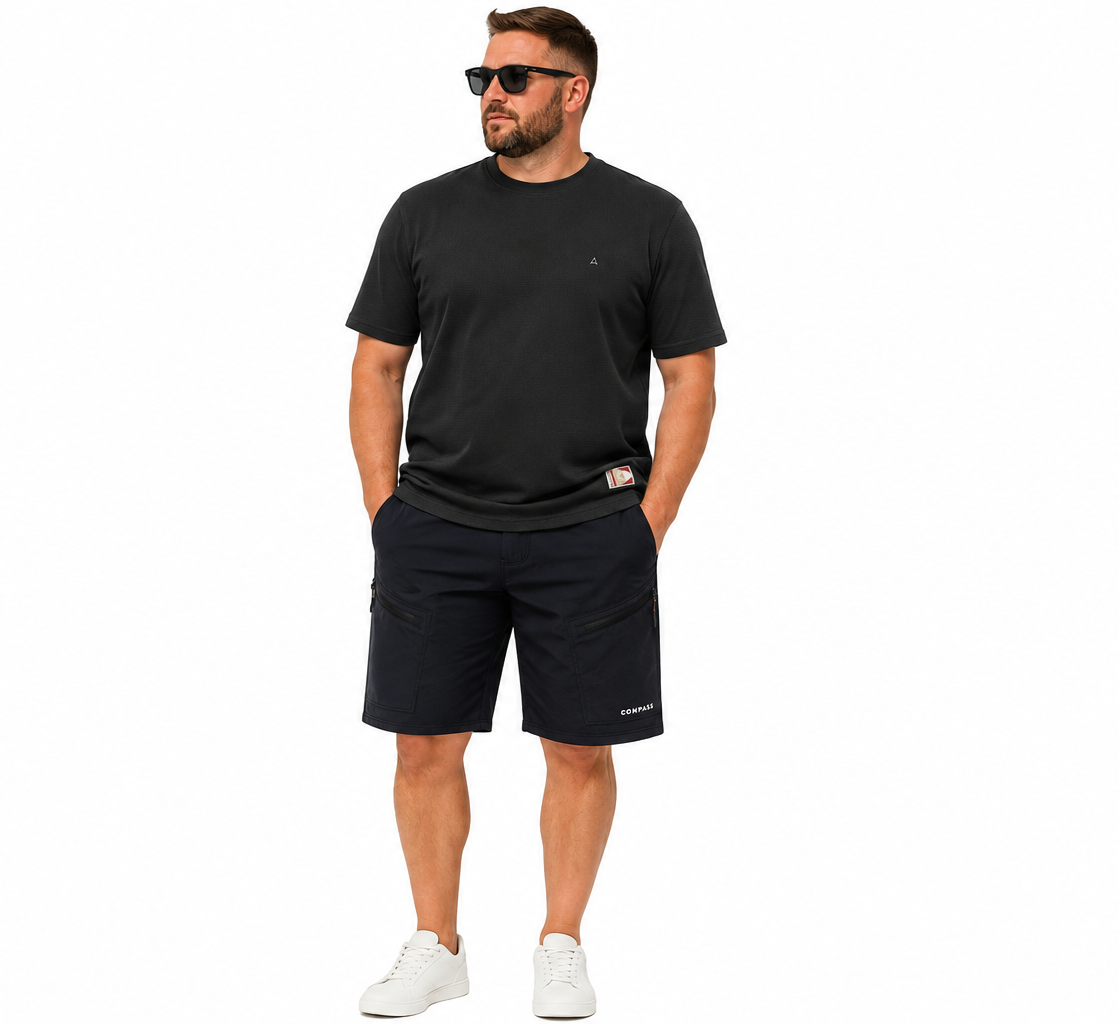 T-shirt Mezzano Black til Mænd | XL-8XL | Plusmand.dk