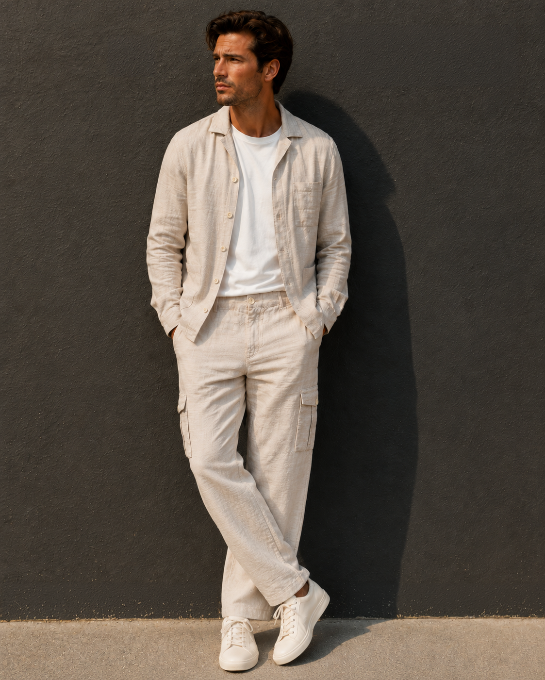Overshirt Pisa – Sand