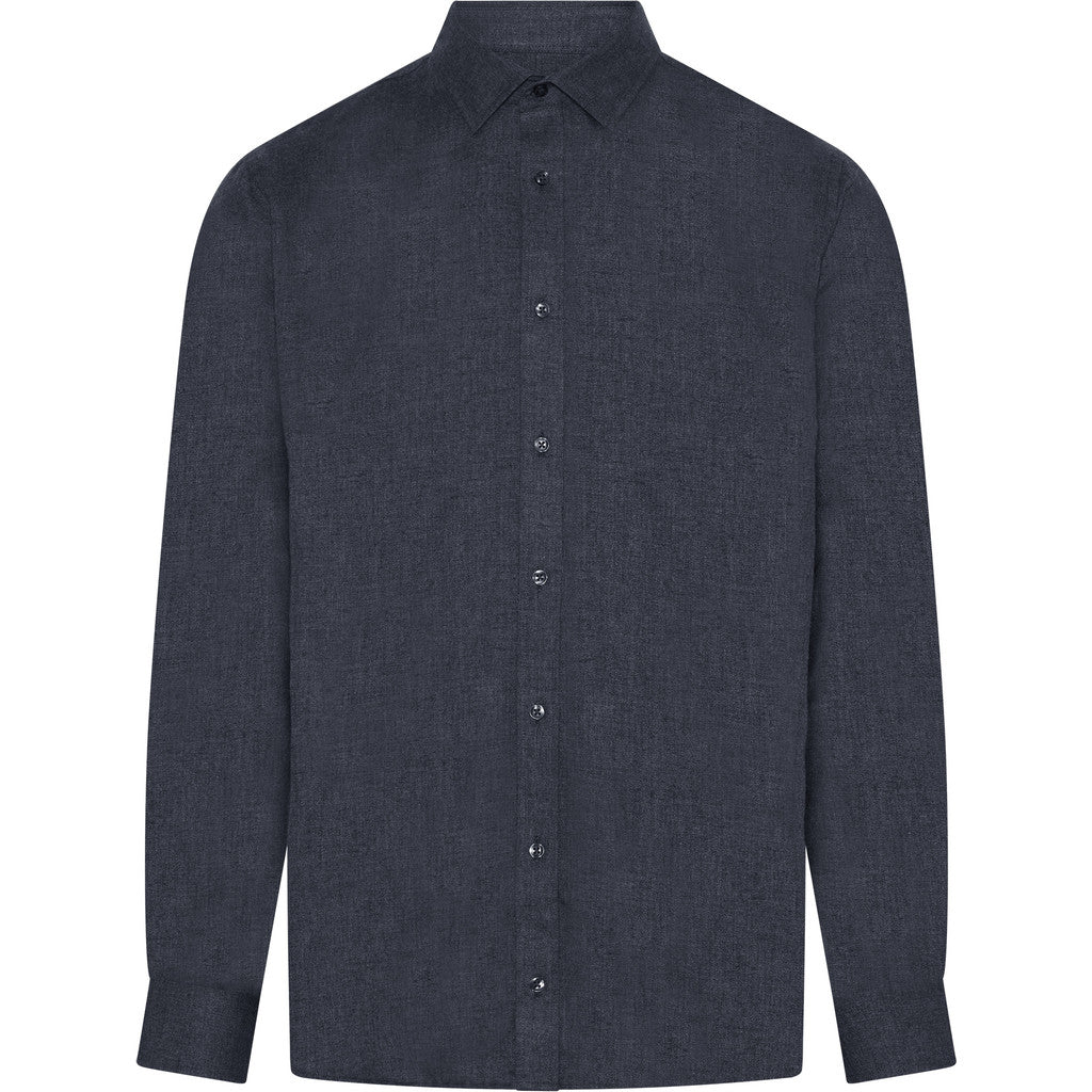 Compass Classic Shirt LS Selva Shirt LS 700 Navy Blue