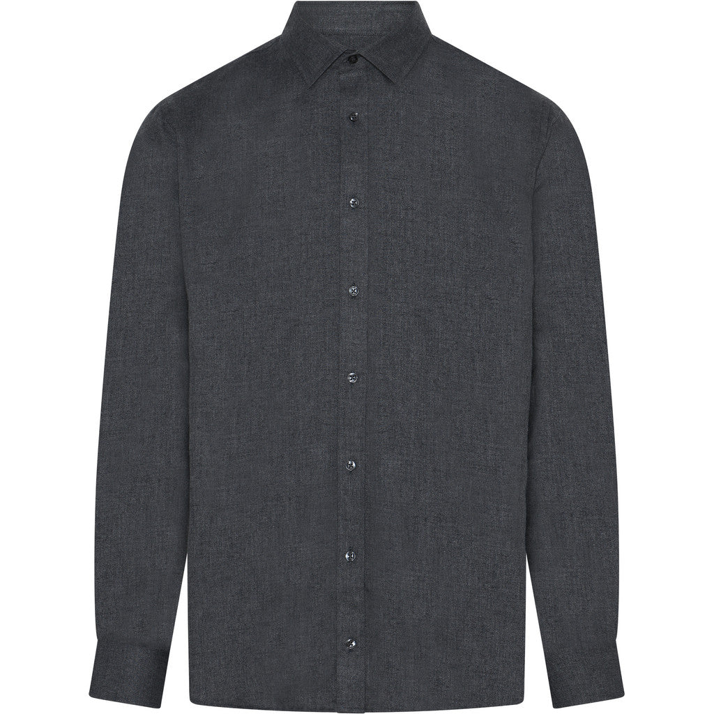 Compass Classic Shirt LS Selva Shirt LS 930 Dark Grey
