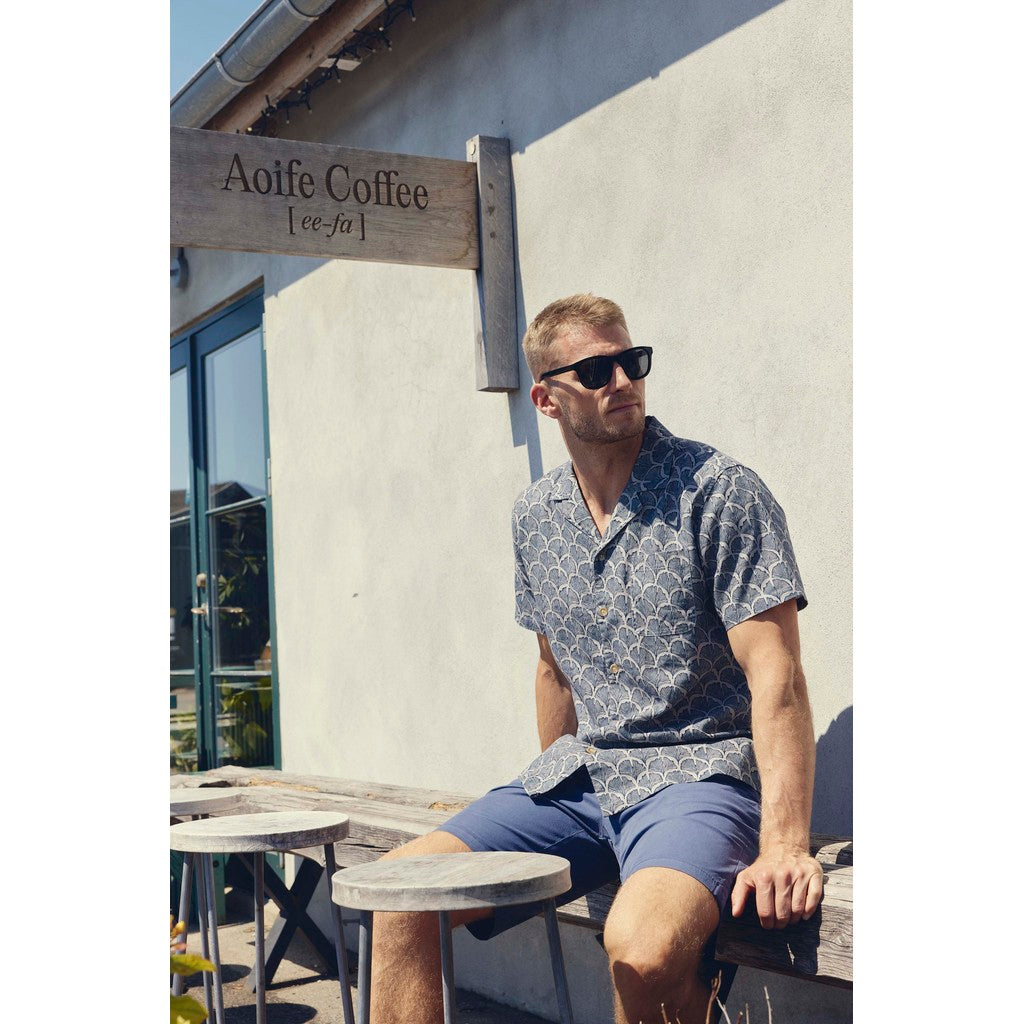 Compass Classic Shirt SS Campione Shirt SS 700 Navy Blue