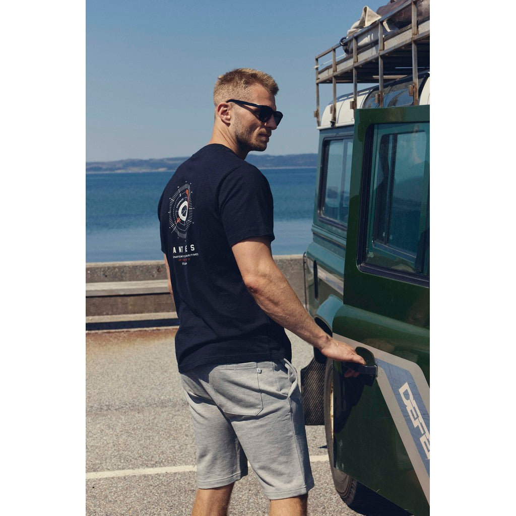 Compass Classic Shorts Padova Shorts 925 Grey Melange