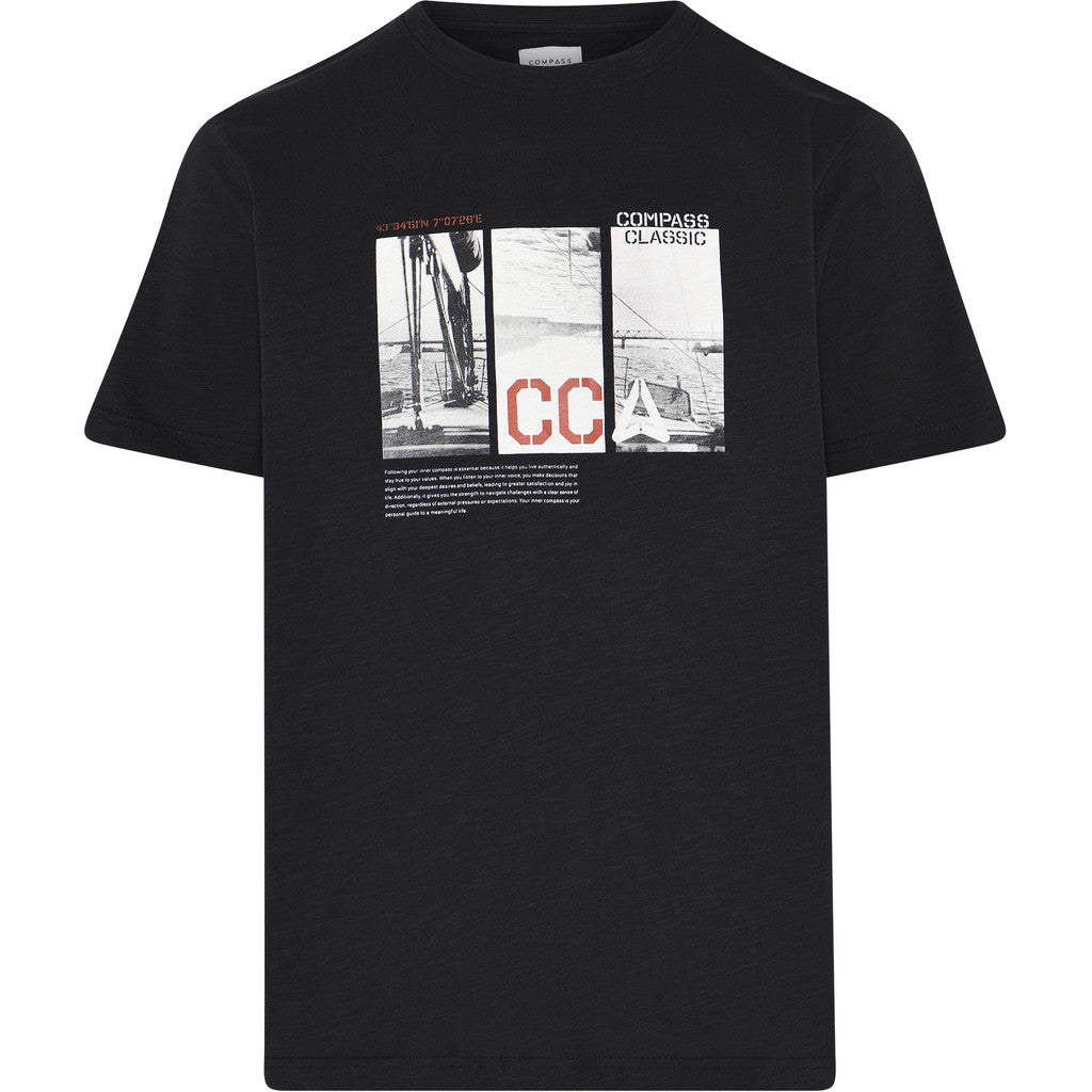 Compass Classic T-shirt Legno T-shirt 900 Black