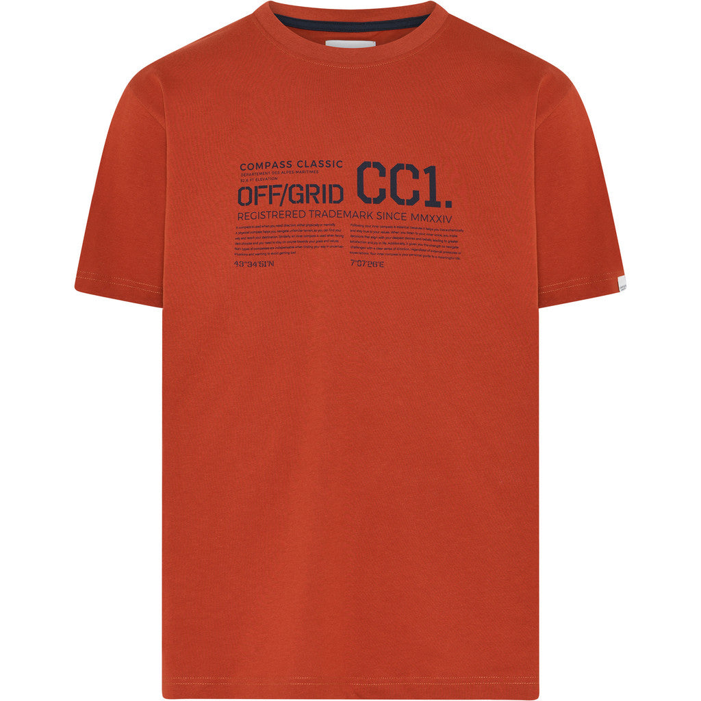 Compass Classic T-shirt Stefano T-shirt 450 Dark Brick