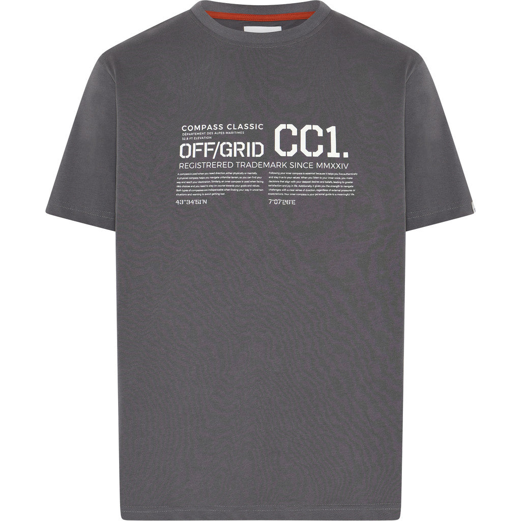 Compass Classic T-shirt Stefano T-shirt 930 Dark Grey
