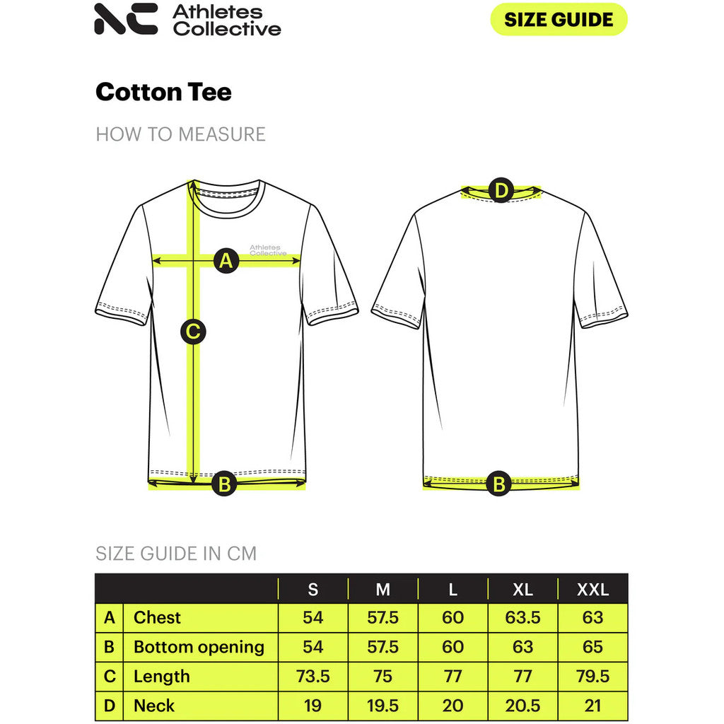 Athletes Collective The T-Shirt T-shirt 4000 Black