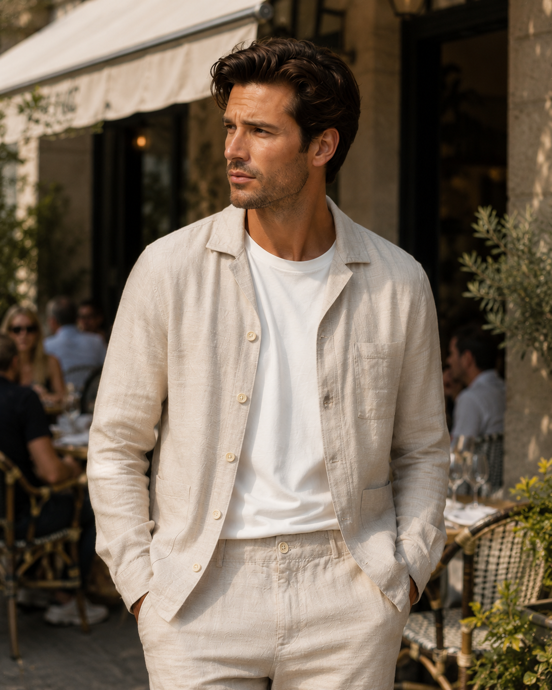 Overshirt Pisa – Sand